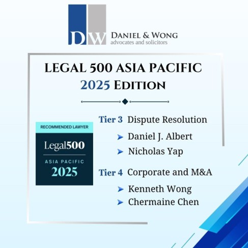 Legal 500 APAC Recognised Lawyers