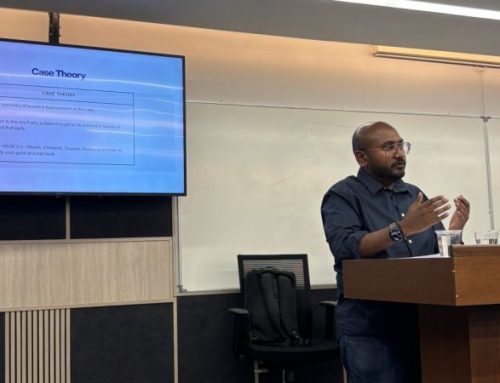 A Full-Circle Moment: Thevan Aruljothi Leads Written Advocacy Workshop at ATC.