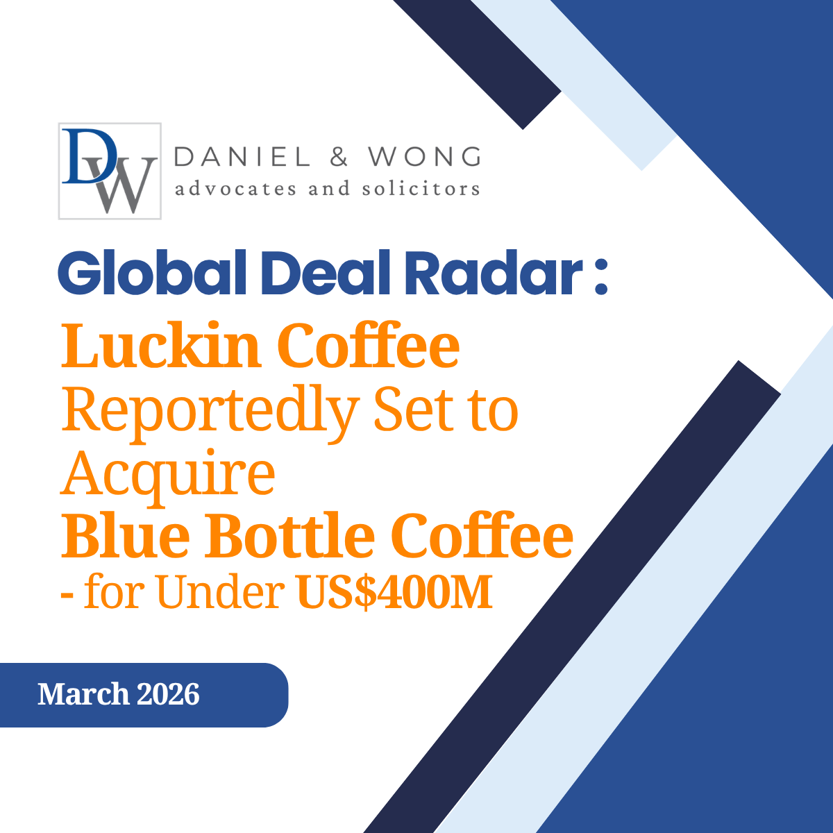 GDR: Luckin Coffee Acquires Blue Bottle Coffee