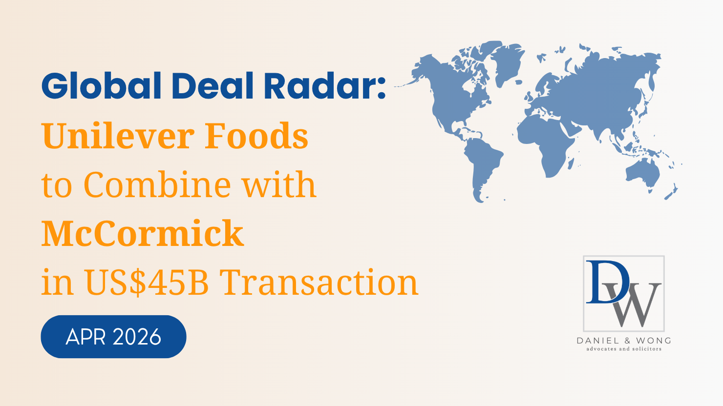 GDR - Unilever Foods & McCormick