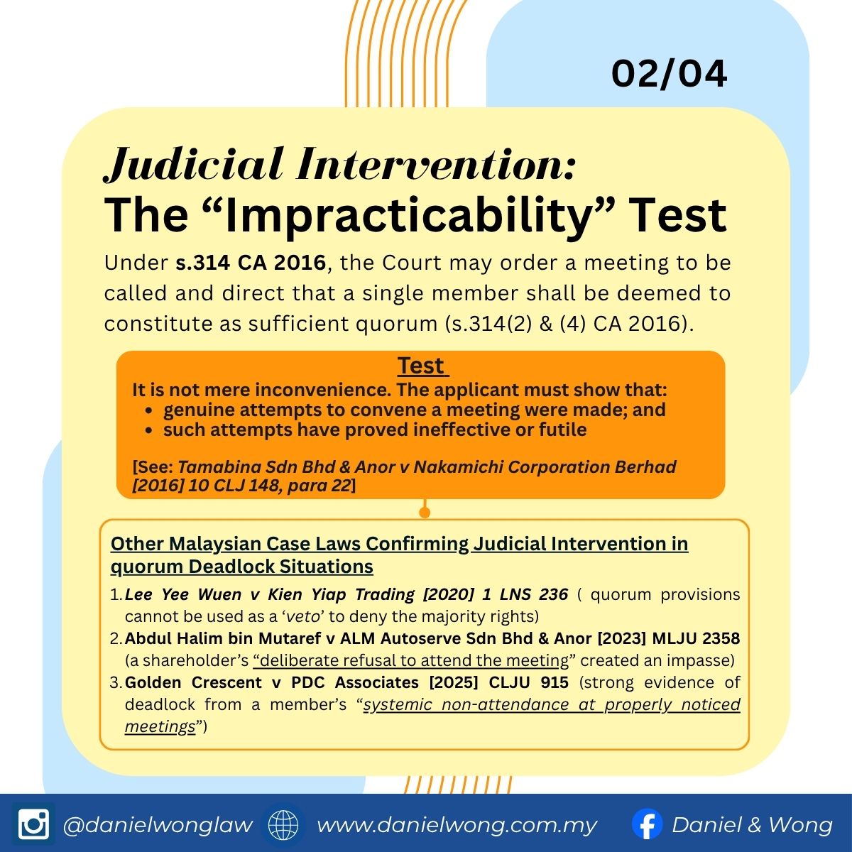 Judicial Intervention: The "Impracticability" Test