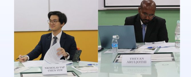 Nicholas Yap and Thevan Aruljothi