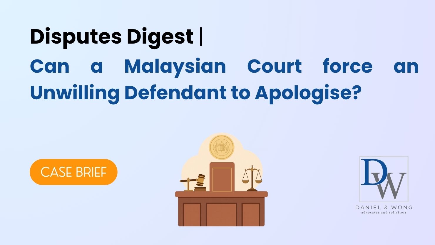 Can a Court force an Apology in Defamation Proceedings?