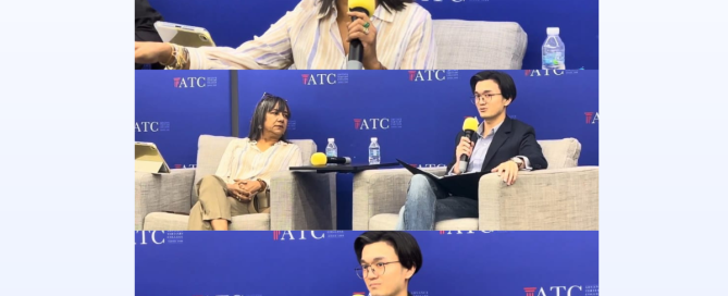 Panelist headshots during the Legal Talk